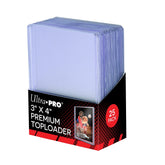 Ultra PRO Top Loaders 3x4 Regular w/ Sleeves - 25 Pack